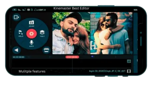 Screenshot-of-editor interface(Kinemaster-mod-apk)